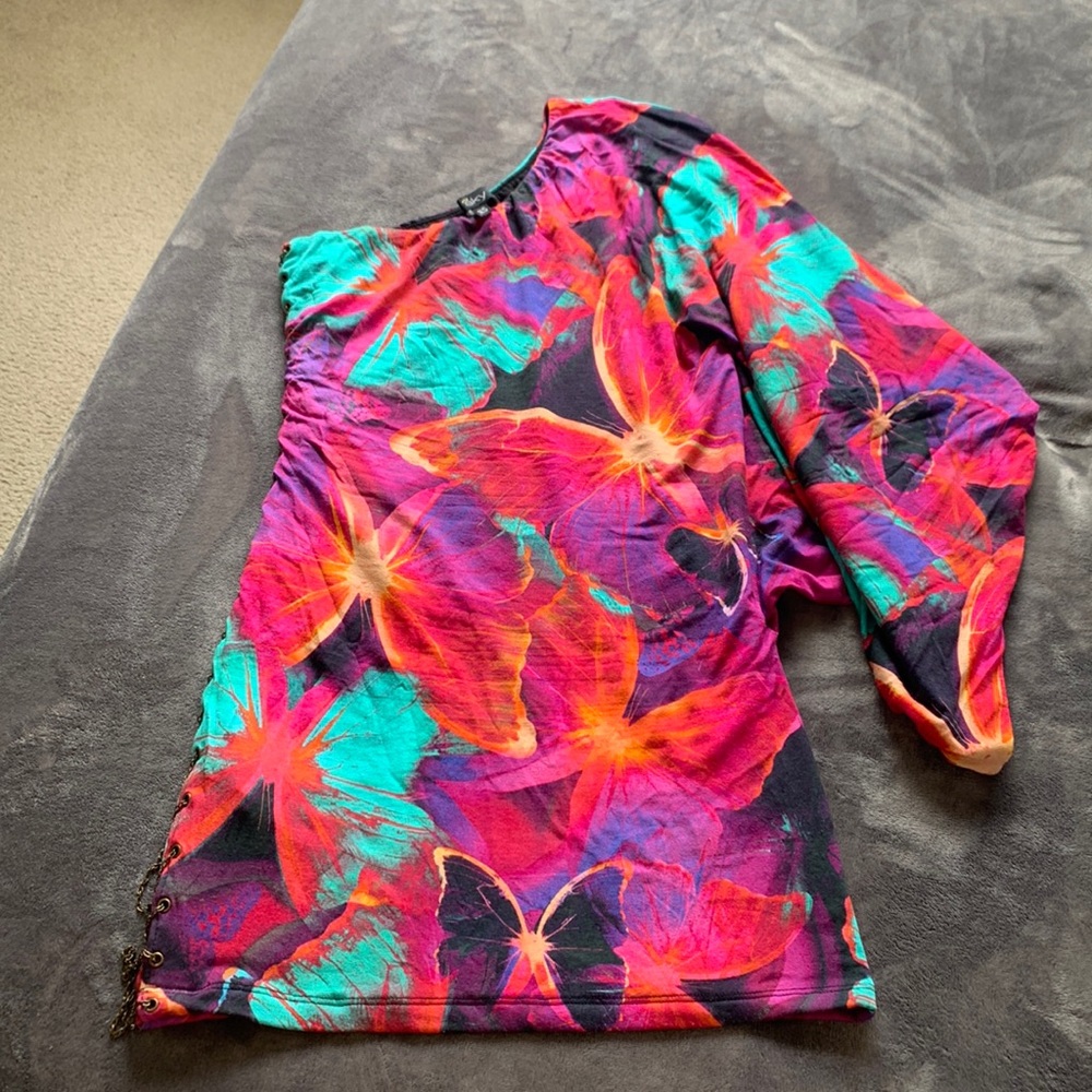 Sky kimono mini dress size XS